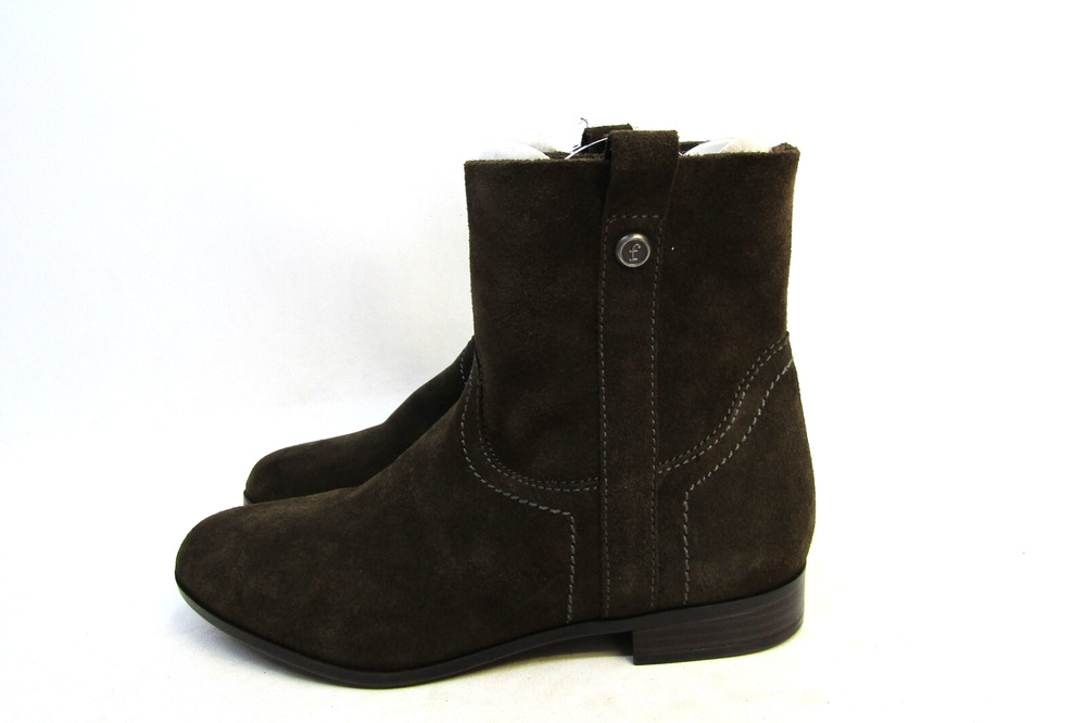 FRYE & Co Womens Size 7.5 M Brown Suede Ankle Fashion Boots